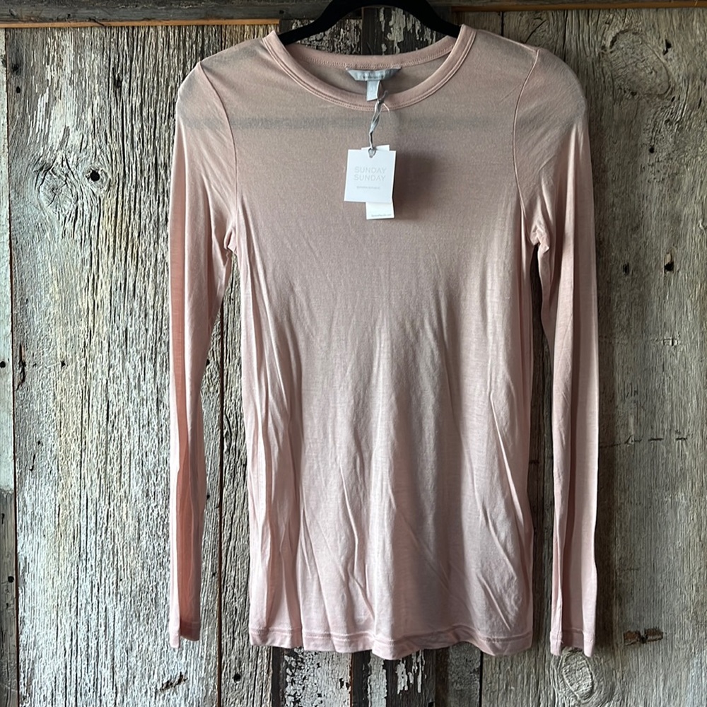 Banana Republic, Sunday Sunday, Pink, Long Sleeve, XS, NWT